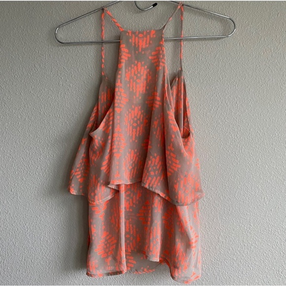 Painted Threads | NWT Taupe & Neon
Orange Tank - Picture 3 of 4